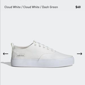 Adidas women’s Broma white shoes